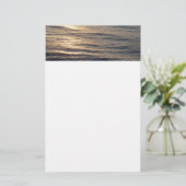 Papeterie Lever du soleil sur les eaux océaniques Calmer la  (Debout devant)