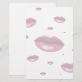 Papeterie Lèvres multiples (Devant / Derrière)