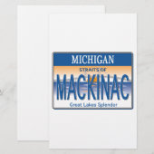 Papeterie Licence Mackinac (Devant / Derrière)