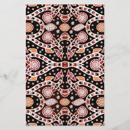 Papeterie Lierre grimpant africain batik (Devant)