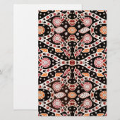 Papeterie Lierre grimpant africain batik (Devant / Derrière)