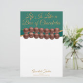 Papeterie Life Is Like a Box of Chocolates (Debout devant)