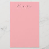 Papeterie Light Pink Professional Unique Classic Handwriting (Devant)