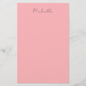 Papeterie Light Pink Professional Unique Classic Handwriting (Devant)