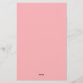 Papeterie Light Pink Professional Unique Classic Handwriting (Dos)