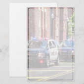 Papeterie Ligne des voitures de police (Devant / Derrière)