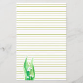 Papeterie Lignée Monogramme Muguet de Mai (Dos)