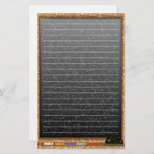 Papeterie lignes de tableau (Devant / Derrière)