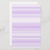 Papeterie Lilac rayures (Devant / Derrière)