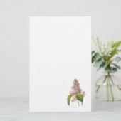 Papeterie lilas (espèces de Syringa) par Redouté (Debout devant)