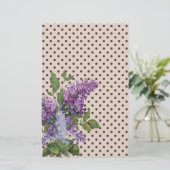 Papeterie lilas vintage (Debout devant)
