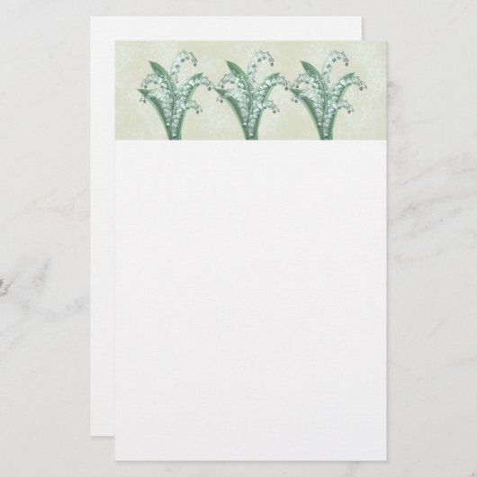 Papeterie Lily of the Valley Stationery (Devant / Derrière)
