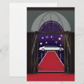 Papeterie Limousine de célébrité sur tapis rouge (Devant / Derrière)