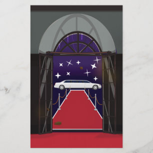 Papeterie Limousine de célébrité sur tapis rouge