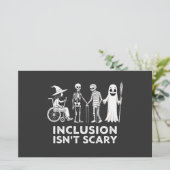 Papeterie L'inclusion n'est pas effrayant Enseignant de sque (Debout devant)