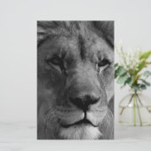 Papeterie Lion Noir & Blanc (Debout devant)