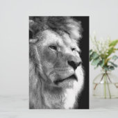 Papeterie Lion Noir Blanc (Debout devant)