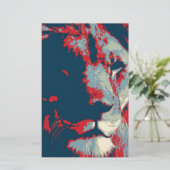 Papeterie Lion Pop Art (Debout devant)