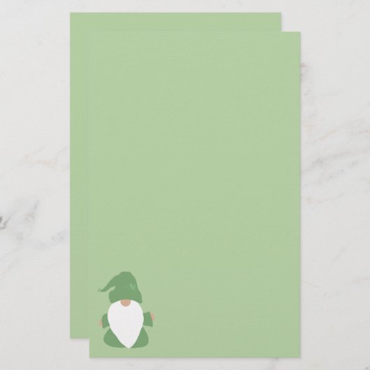 Papeterie Little Green Gnome (Devant / Derrière)