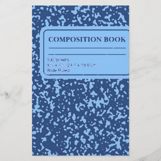 Papeterie Livre de composition (Devant)