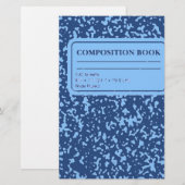 Papeterie Livre de composition (Devant / Derrière)