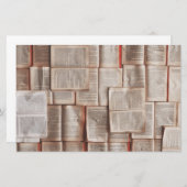 Papeterie Livres vintages (Devant / Derrière)