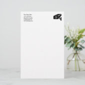 Papeterie Logo de l'entreprise de vidéosurveillance de sécur (Debout devant)