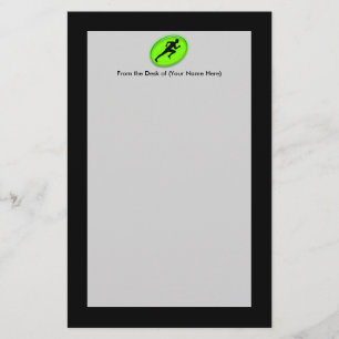 Papeterie Logo de remise en forme Green Glow