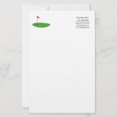 Papeterie Logo de sport de golf personnalisé papier papeteri (Devant)