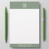 Papeterie Logo Sage Green L Promotionnels Entreprise Marquée