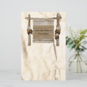 Papeterie Loom de tissage personnalisé Station amérindienne (Debout devant)