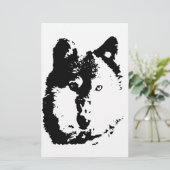 Papeterie Loup d'art pop (Debout devant)