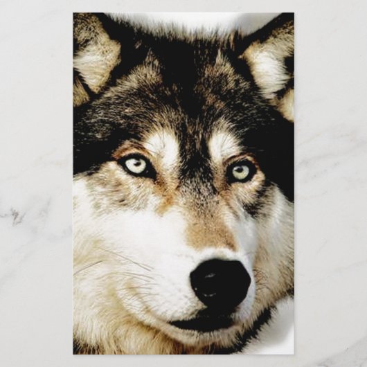Papeterie Loup motivationnel unique (Devant)
