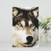 Papeterie Loup motivationnel unique (Debout devant)