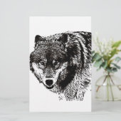 Papeterie Loup sauvage (Debout devant)
