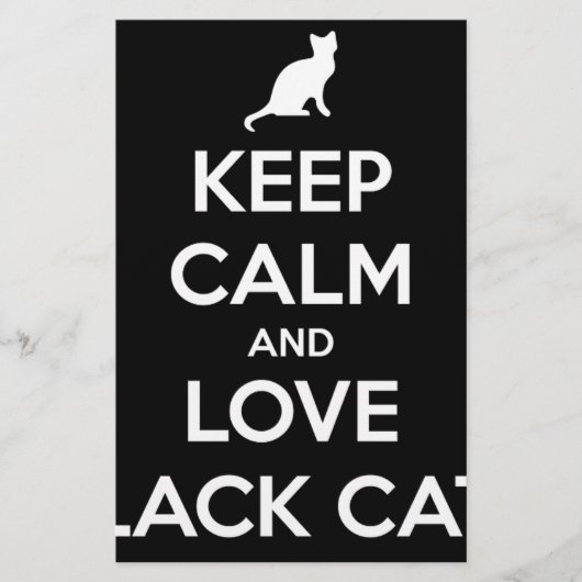 Papeterie Love Black Cats (Devant)