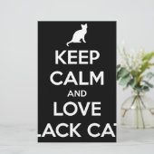 Papeterie Love Black Cats (Debout devant)