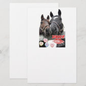 Papeterie Love Horses (Devant / Derrière)