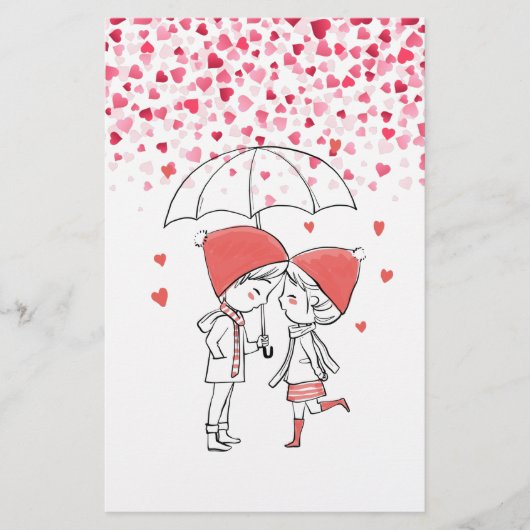 Papeterie Love Rain (Devant)
