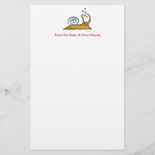 Papeterie Love Snail Stationery (Devant)