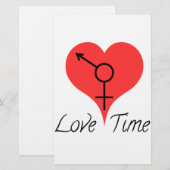 Papeterie love time (Devant / Derrière)