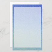 Papeterie Lumière bleue d'obscurité de regard de sable de (Devant / Derrière)