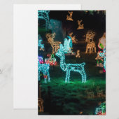 Papeterie lumières de noël (Devant / Derrière)