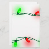 Papeterie Lumières de Noël (Devant / Derrière)