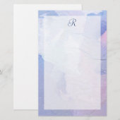 Papeterie Lumières du nord du monogramme | II (Devant / Derrière)