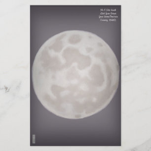 Papeterie Lune peinte