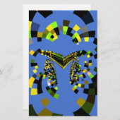 Papeterie M Bleu (Devant / Derrière)