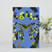 Papeterie M Bleu (Debout devant)