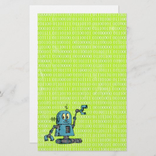 Papeterie M. Robot Stationery (Devant / Derrière)