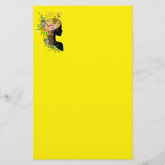 Papeterie Ma fête de Casquette Ascot (Devant)